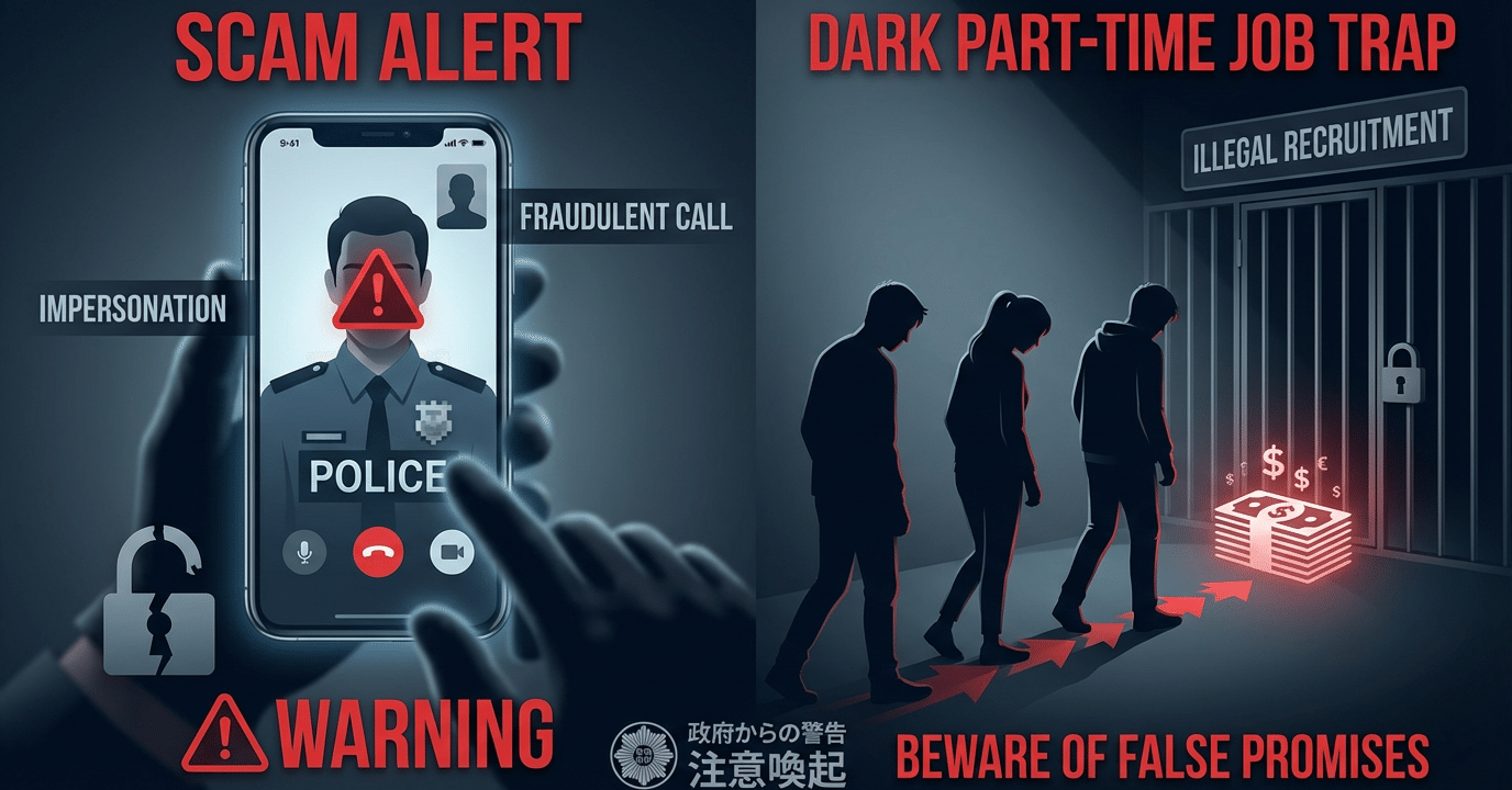 なりすまし詐欺と闇バイト誘導——二重の罠から身を守る「通信の作法」