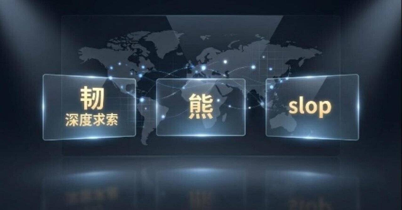 「靭」「熊」「slop」――3つの年度語で並べてみた2025年
