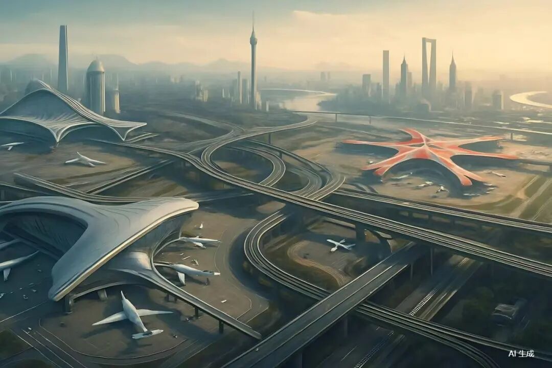 中国のマルチ空港都市のイメージ