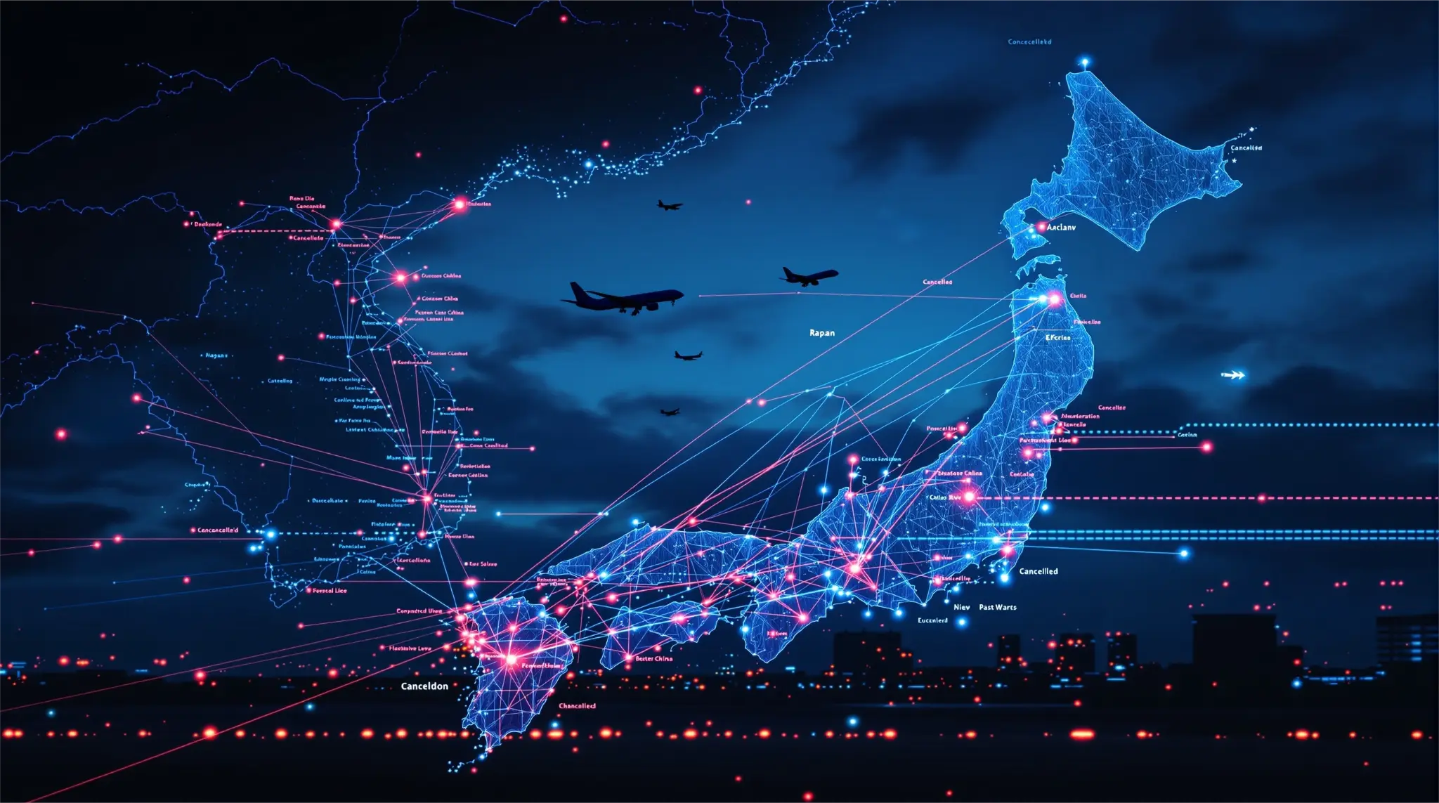 日中路線"急冷"で減便ドミノ、消える路線や韓国シフトの行方